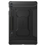 Противоударен Калъф за Samsung Tab S9 FE Plus, Spigen Rugged Armor Pro Case, Черен (3)