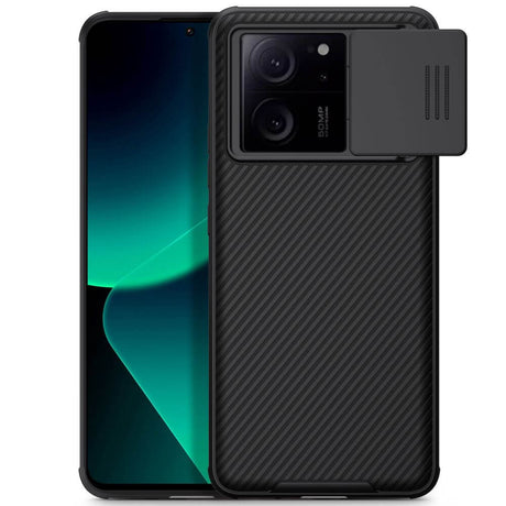 Калъф с Плъзгач за Камера за Xiaomi 13T/ Pro, Nillkin CamShield Case, Черен