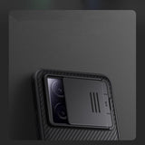 Калъф с Плъзгач за Камера за Xiaomi 13T/ Pro, Nillkin CamShield Case, Черен (3)