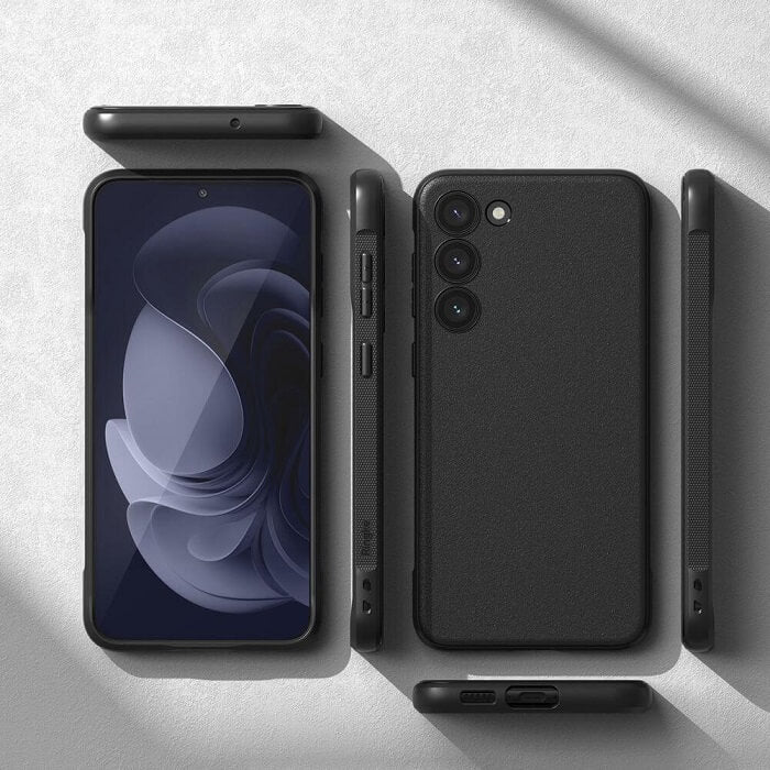 Противоударен Силиконов Калъф за Samsung S23 FE, Ringke Onyx Case, Черен (4)