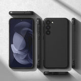 Противоударен Силиконов Калъф за Samsung S23 FE, Ringke Onyx Case, Черен (4)