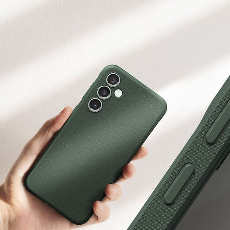 Противоударен Силиконов Калъф за Samsung S23 FE, Ringke Onyx Case, Зелен (4)