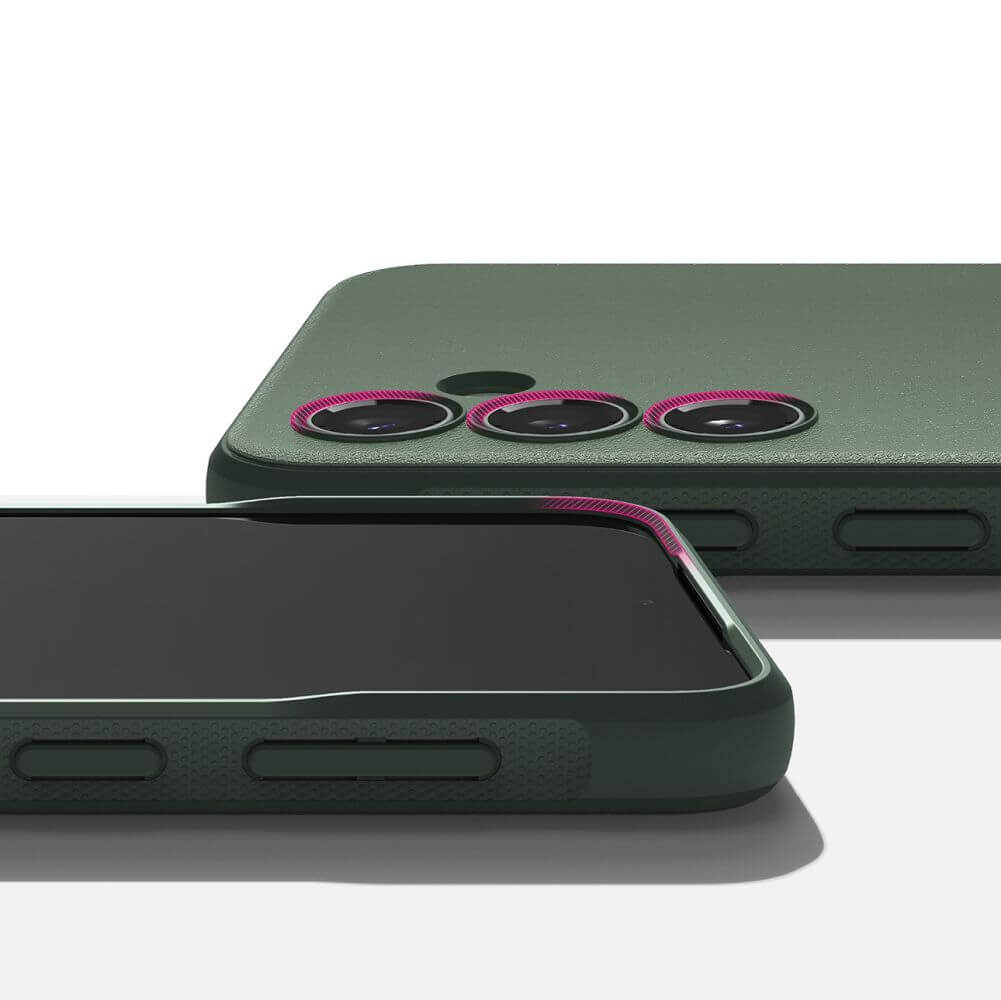 Противоударен Силиконов Калъф за Samsung S23 FE, Ringke Onyx Case, Зелен (7)
