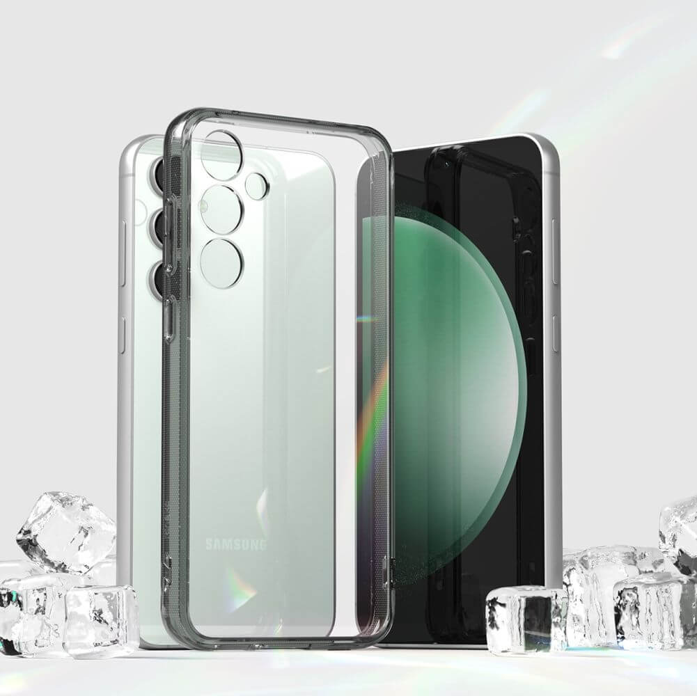Противоударен Калъф за Samsung S23 FE, Ringke Fusion Case, Черен (4)