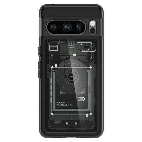 Хибриден Калъф за Google Pixel 8 Pro, Spigen Zero One Ultra Hybrid Case, Черен (2)