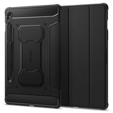 Противоударен Калъф за Samsung Tab S10 Lite/ S9 FE, Spigen Rugged Armor Pro Case, Черен (3)
