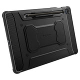 Противоударен Калъф за Samsung Tab S10 Lite/ S9 FE, Spigen Rugged Armor Pro Case, Черен (6)