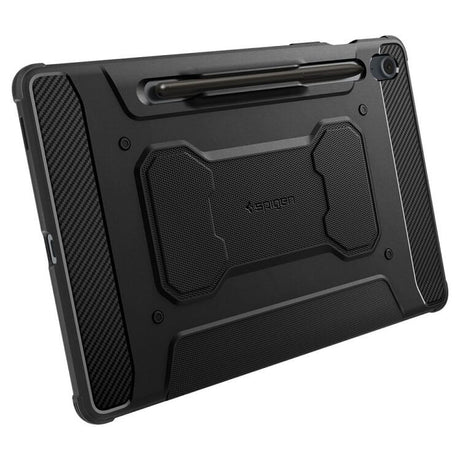 Противоударен Калъф за Samsung Tab S10 Lite/ S9 FE, Spigen Rugged Armor Pro Case, Черен (6)