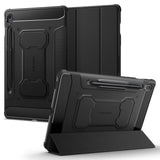Противоударен Калъф за Samsung Tab S10 Lite/ S9 FE, Spigen Rugged Armor Pro Case, Черен