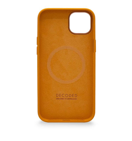 Magsafe Калъф за iPhone 14, Decoded Silicone Case, Жълт (6)