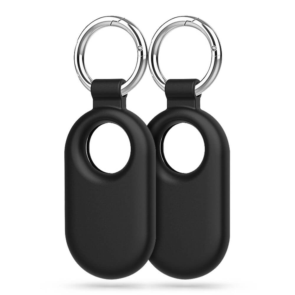 Калъф за Samsung SmartTag 2, Tech-Protect Icon Soft Case 2 броя, Черен