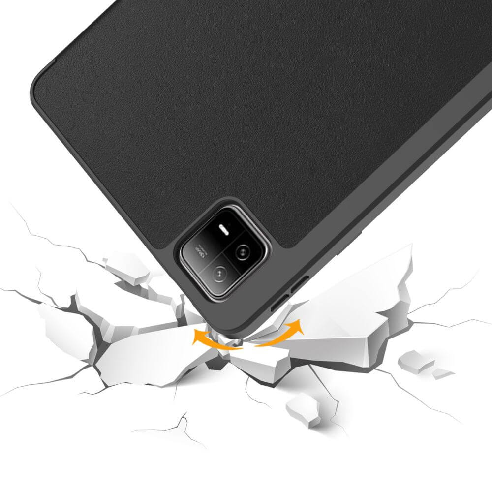 Защитен Калъф за Xiaomi Pad 6/ 6 Pro, Tech-Protect Trifold Slim Case, Черен (5)