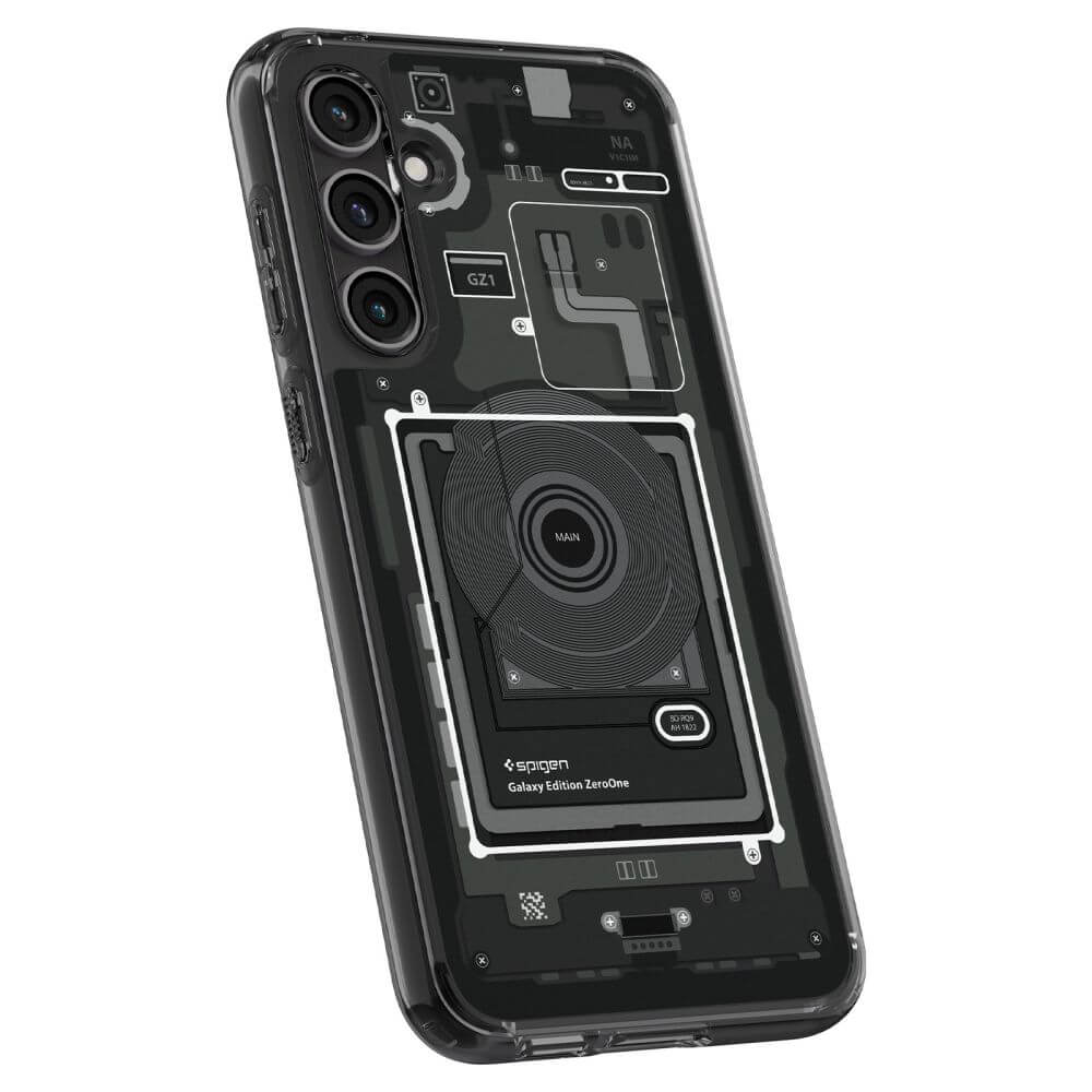 Хибриден Калъф за Samsung S23 FE, Spigen Zero One Ultra Hybrid Case, Черен (5)