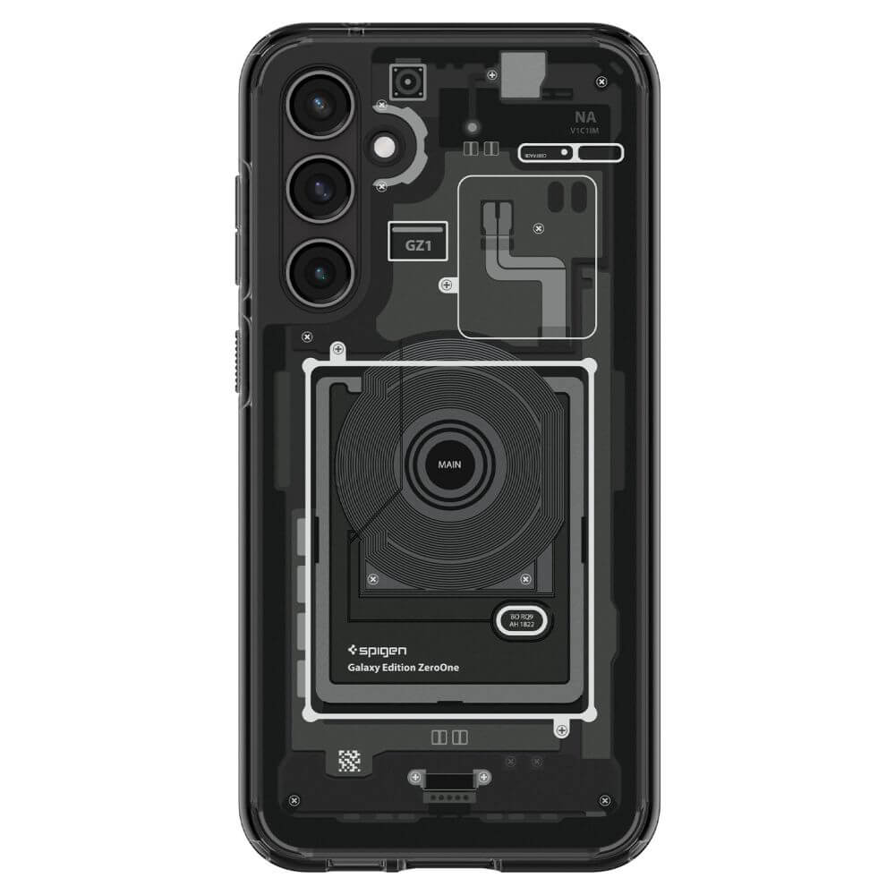 Хибриден Калъф за Samsung S23 FE, Spigen Zero One Ultra Hybrid Case, Черен (4)