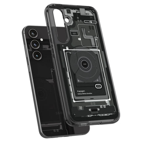 Хибриден Калъф за Samsung S23 FE, Spigen Zero One Ultra Hybrid Case, Черен (6)