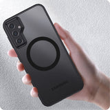 Magsafe Матов Калъф за Samsung S23 FE, Tech-Protect MagMat Hybrid Case, Черен (5)