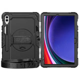 Калъф с Дръжка за Samsung Tab S9 FE Plus, Tech-Protect Solid360 Case, Черен (5)