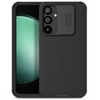 Калъф с Плъзгач за Камера за Samsung S23 FE, Nillkin CamShield Case, Черен