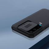 Калъф с Плъзгач за Камера за Samsung S23 FE, Nillkin CamShield Case, Черен (3)