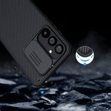 Калъф с Плъзгач за Камера за Samsung S23 FE, Nillkin CamShield Case, Черен (5)