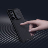 Калъф с Плъзгач за Камера за Samsung S23 FE, Nillkin CamShield Case, Черен (4)