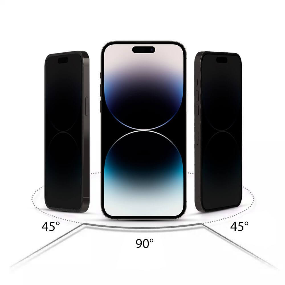 Затъмняващ Протектор за Samsung S23 FE, Hofi Privacy Anty-Spy Glass, Черен (2)