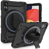 Калъф с Дръжка за Xiaomi Redmi Pad SE 11, Tech-Protect Solid360 Case, Черен