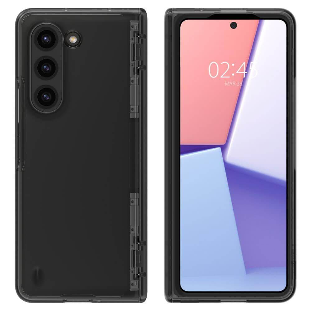 Матов Калъф с Предпазител за Samsung Z Fold 5, Spigen Thin Fit Pro Case, Черен (7)