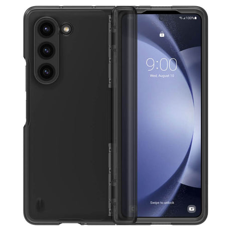 Матов Калъф с Предпазител за Samsung Z Fold 5, Spigen Thin Fit Pro Case, Черен (2)
