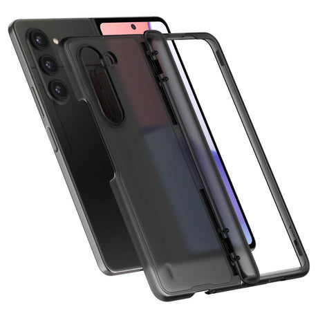 Матов Калъф с Предпазител за Samsung Z Fold 5, Spigen Thin Fit Pro Case, Черен (8)