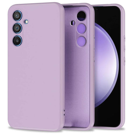 Силиконов Калъф за Samsung S23 FE, Tech-Protect Icon Soft Case, Лилав