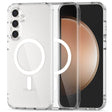 Magsafe Калъф за Samsung S23 FE, Tech-Protect Hybrid FlexAir Clear Case, Прозрачен