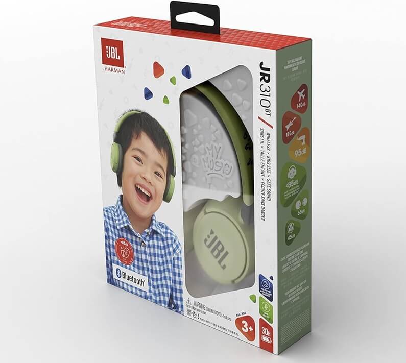 Детски Безжични Слушалки, JBL JR310BT Bluetooth, Зелен (7)
