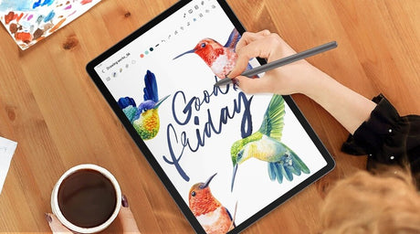 Оригинална Писалка за Samsung Tab S9 FE/ Plus, Stylus S Pen EJ-PX510BJE, Сив (5)