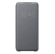 Оригинален Активен Калъф за Samsung S20 Plus Led View Cover Book Case Ef-Ng996pb, Сив
