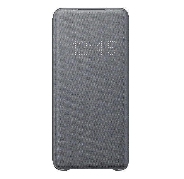 Оригинален Активен Калъф за Samsung S20 Plus Led View Cover Book Case Ef-Ng996pb, Сив