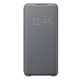 Оригинален Активен Калъф за Samsung S20 Plus Led View Cover Book Case Ef-Ng996pb, Сив