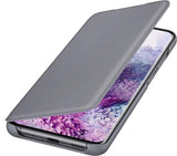 Оригинален Активен Калъф за Samsung S20 Plus Led View Cover Book Case Ef-Ng996pb, Сив (3)