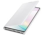 Оригинален Активен Калъф за Samsung Note 10 Plus Led View Cover Book Case EF-NN975PWEGWW, Бял (3)