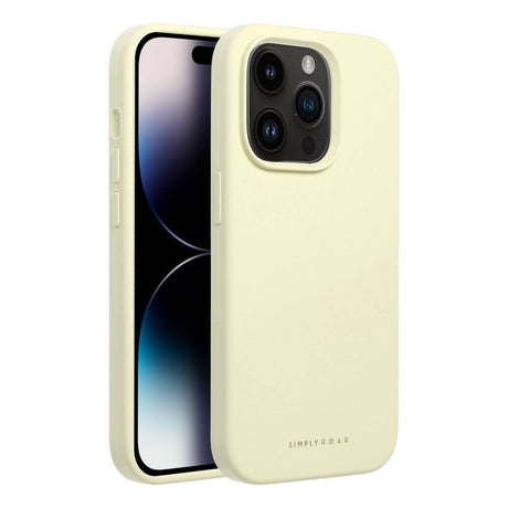Силиконов Калъф за iPhone 14 Pro, Roar Cloud-Skin Case, Жълт (2)