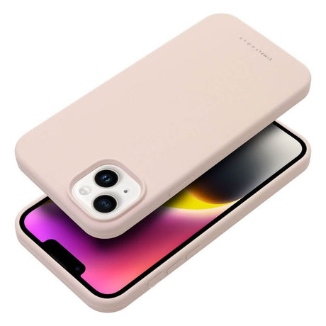 Силиконов Калъф за iPhone 14 Plus, Roar Cloud-Skin Case, Розов (3)