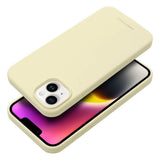 Силиконов Калъф за iPhone 14, Roar Cloud-Skin Case, Жълт (3)