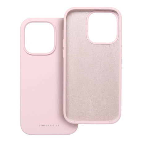 Силиконов Калъф за iPhone 14 Plus, Roar Cloud-Skin Case, Розов (4)