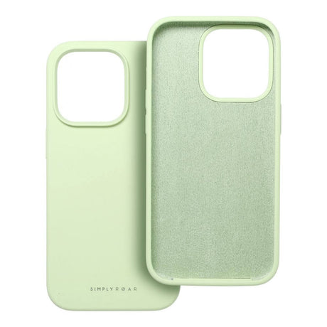 Силиконов Калъф за iPhone 14 Plus, Roar Cloud-Skin Case, Зелен (4)