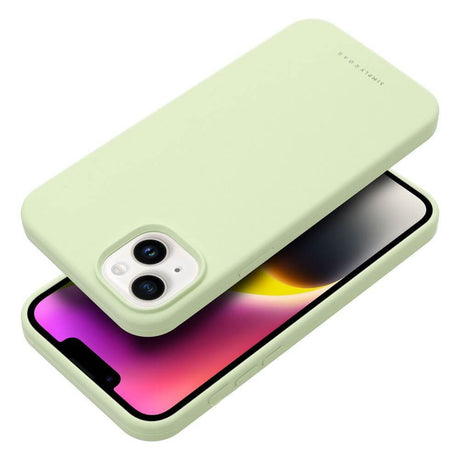Силиконов Калъф за iPhone 14 Plus, Roar Cloud-Skin Case, Зелен (3)
