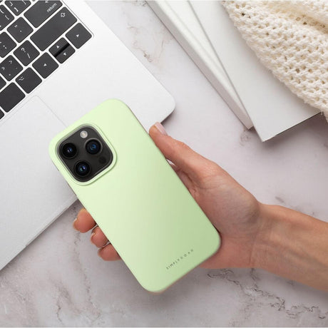 Силиконов Калъф за iPhone 14, Roar Cloud-Skin Case, Зелен (6)