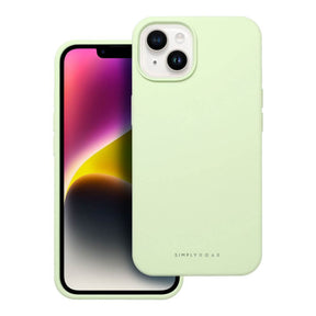Силиконов Калъф за iPhone 14, Roar Cloud-Skin Case, Зелен