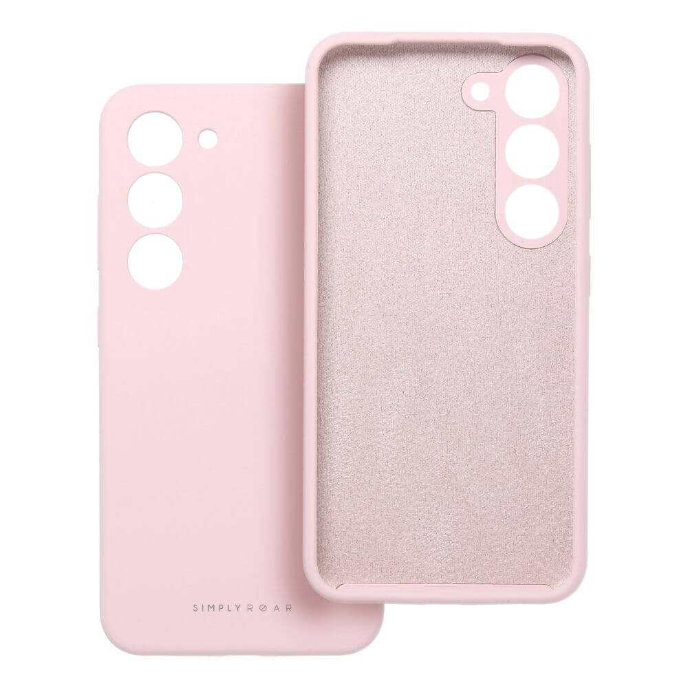 Силиконов Калъф за Samsung A54, Roar Cloud-Skin Case, Розов (4)