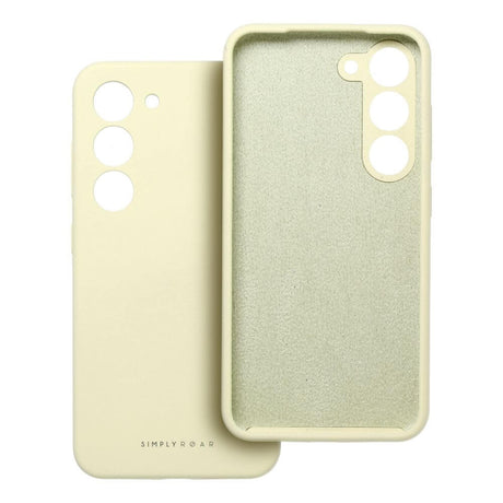 Силиконов Калъф за Samsung A34, Roar Cloud-Skin Case, Жълт (4)