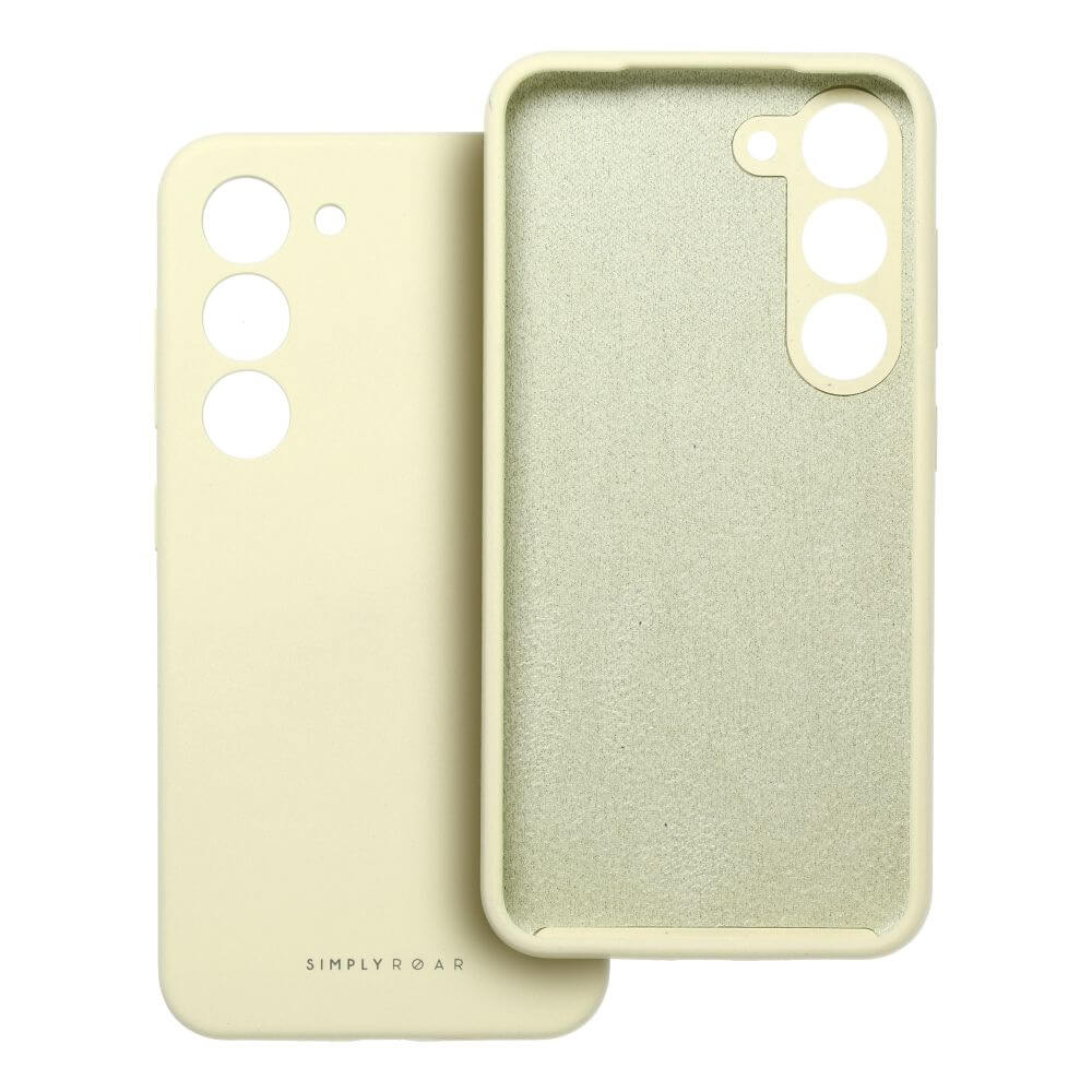 Силиконов Калъф за Samsung A14, Roar Cloud-Skin Case, Жълт (4)